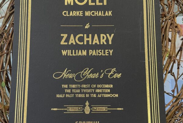 Molly and Zachary Wedding Invitation