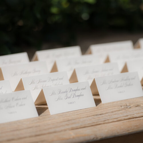Allison and Scott Place Cards