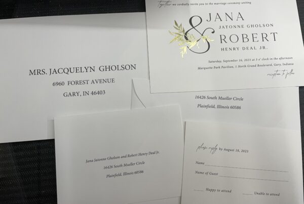 Jana and Robert Wedding Invitation